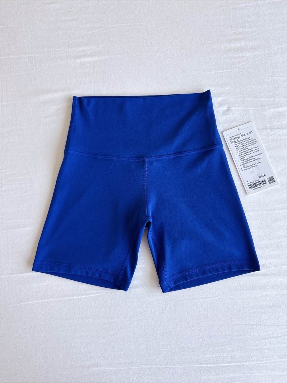 lululemon Align High-Rise Short 6" College Cobalt Size 4 - Picture 2 of 15